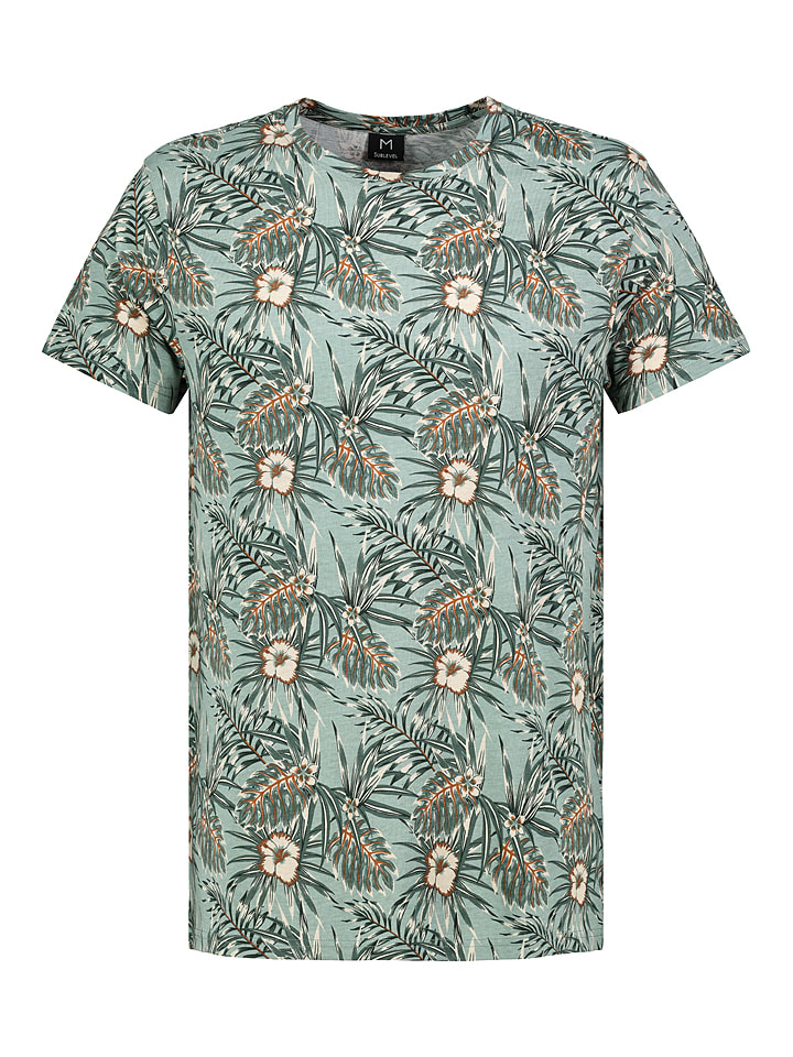 Sublevel Koszulka w kolorze zielonym rozmiar: M