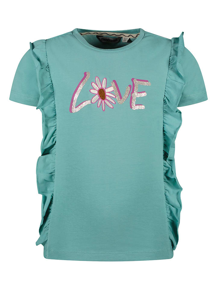 Moodstreet Koszulka w kolorze turkusowym rozmiar: 134/140