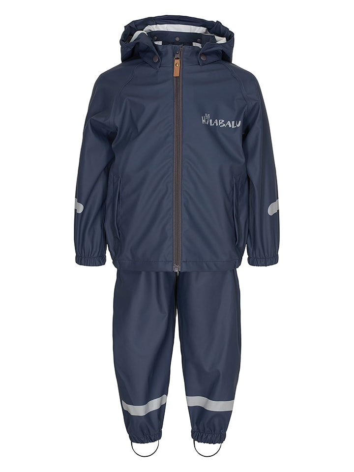 HULABALU 2-częściowy zestaw przeciwdeszczowy "Storm" w kolorze granatowym rozmiar: 98