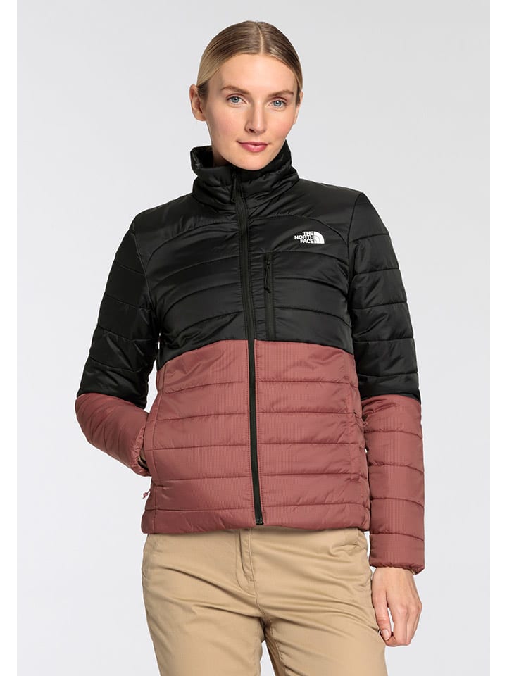 The North Face Kurtka pikowana w kolorze bordowo-czarnym rozmiar: XS