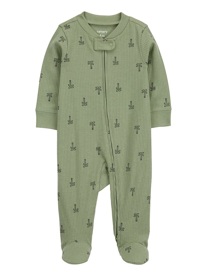 carter's Śpioszki w kolorze khaki rozmiar: 68