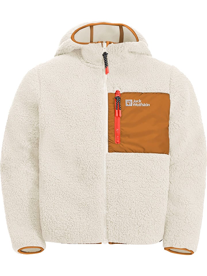 Jack Wolfskin Kurtka polarowa "Ice Curl" w kolorze białym rozmiar: 152
