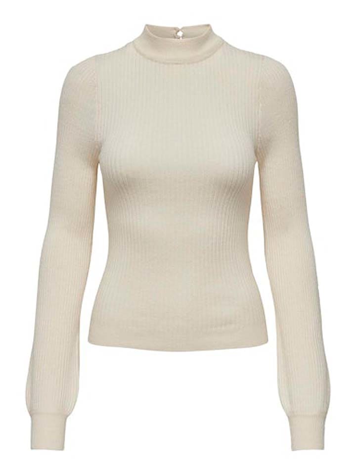 ONLY Sweter w kolorze beżowym rozmiar: XL