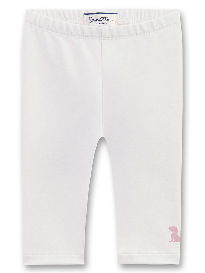 fiftyseven by sanetta Legginsy w kolorze białym rozmiar: 86