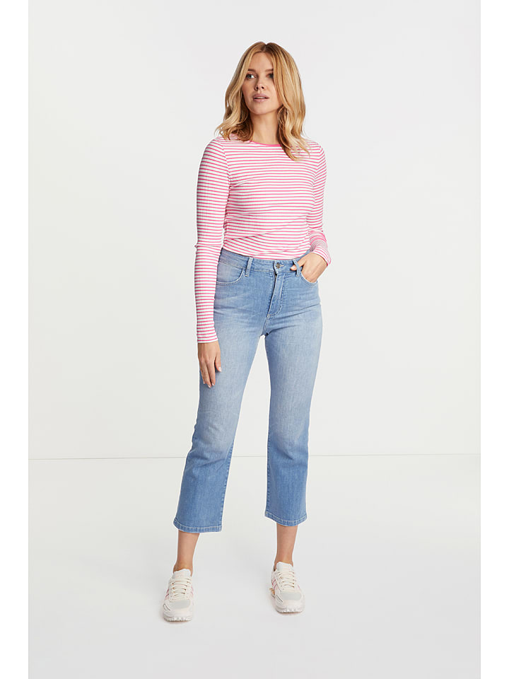 Rich & Royal Koszulka w kolorze różowo-białym rozmiar: M