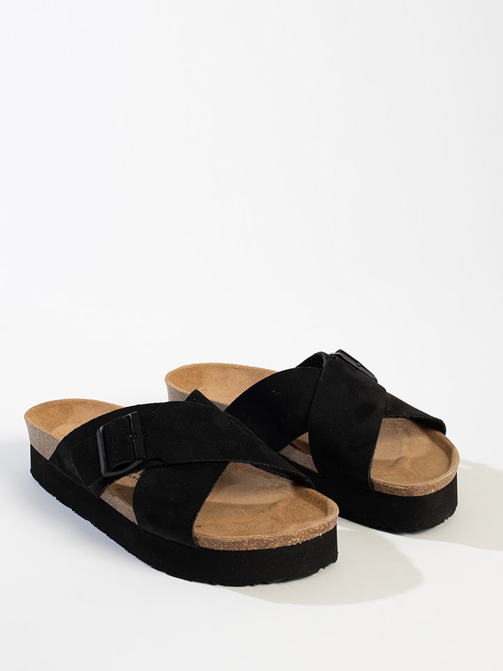 BACKSUN Klapki "Los Angeles" w kolorze czarnym rozmiar: 40