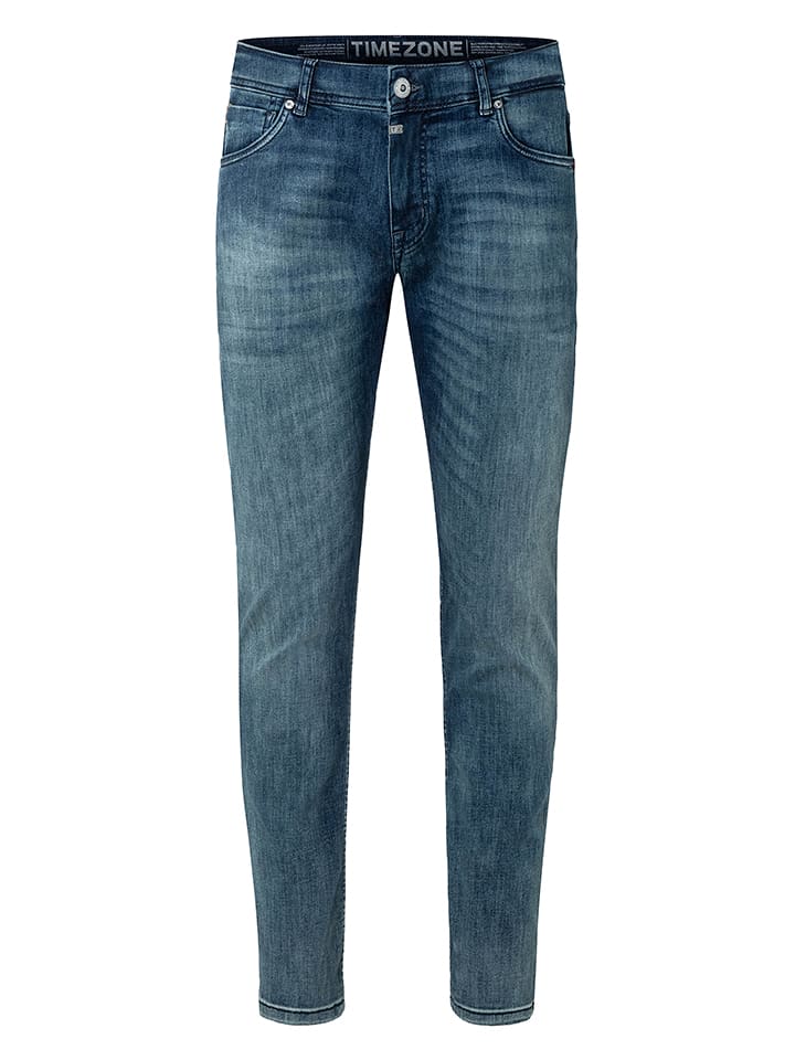 Timezone Dżinsy "Eduardo" - Slim fit - w kolorze niebieskim rozmiar: W38/L32