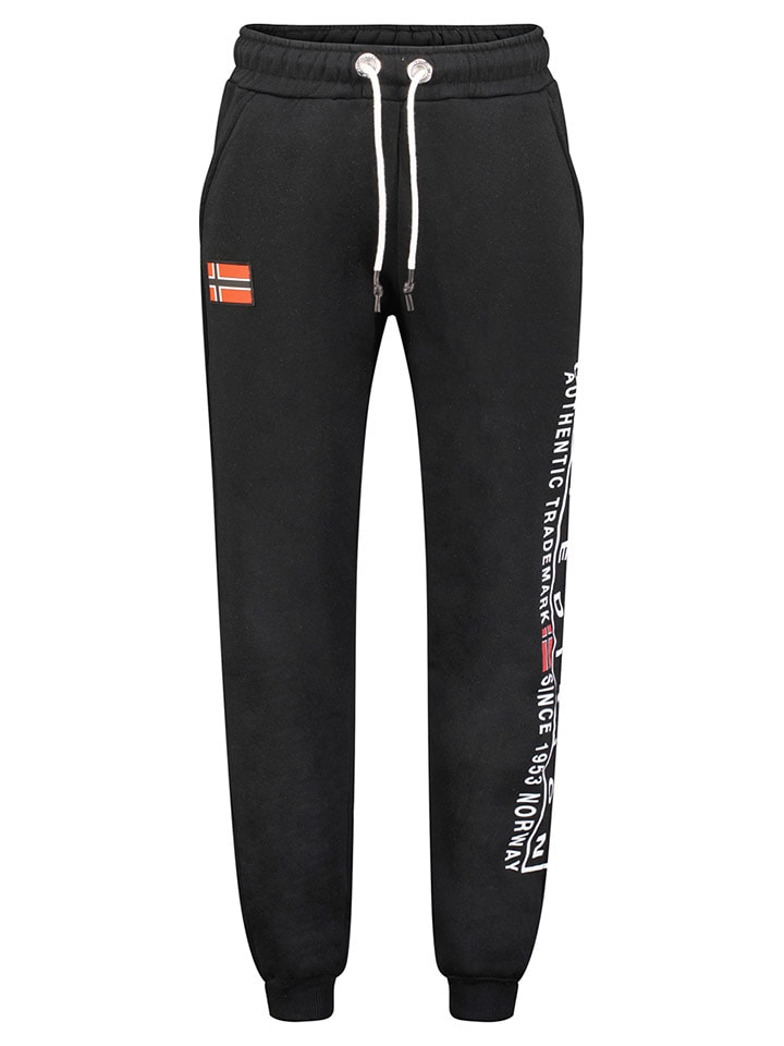 Geographical Norway Spodnie dresowe "Monfo" w kolorze czarnym rozmiar: L