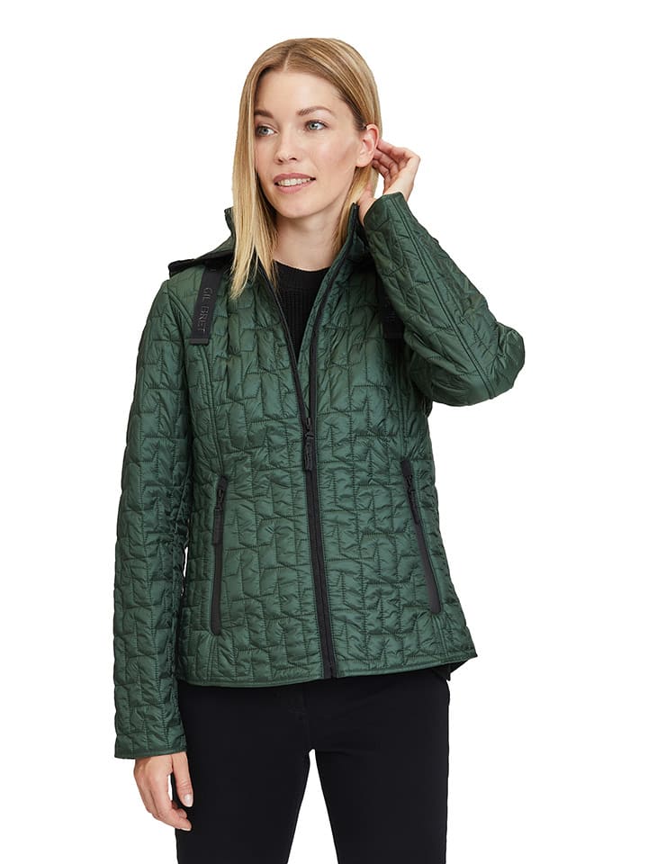 Gil Bret Kurtka pikowana w kolorze ciemnozielonym rozmiar: 44