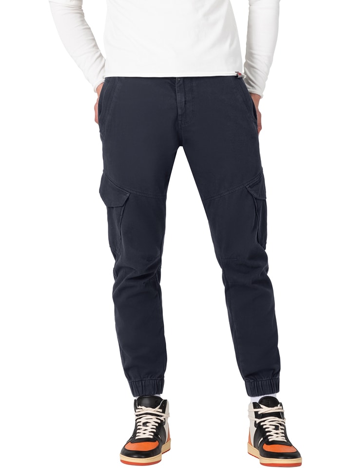 Timezone Bojówki "Brooklyn" w kolorze granatowym rozmiar: W38/L32