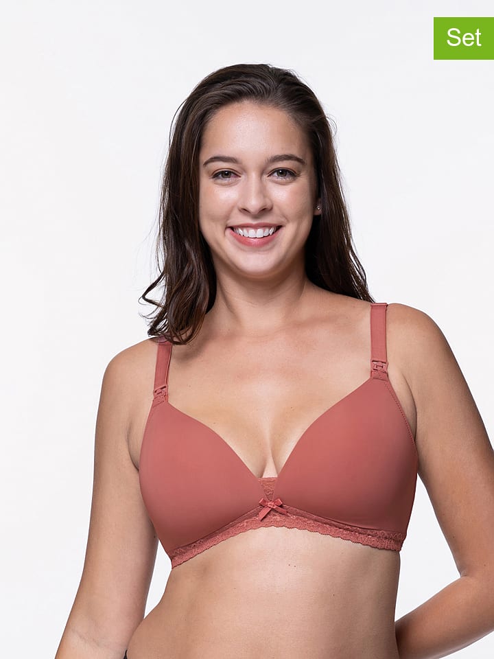 Dorina Biustonosz w kolorze jagodowym z funkcją karmienia rozmiar: 90C