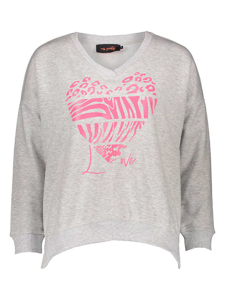 miss goodlife Bluza w kolorze jasnoszarym rozmiar: XL