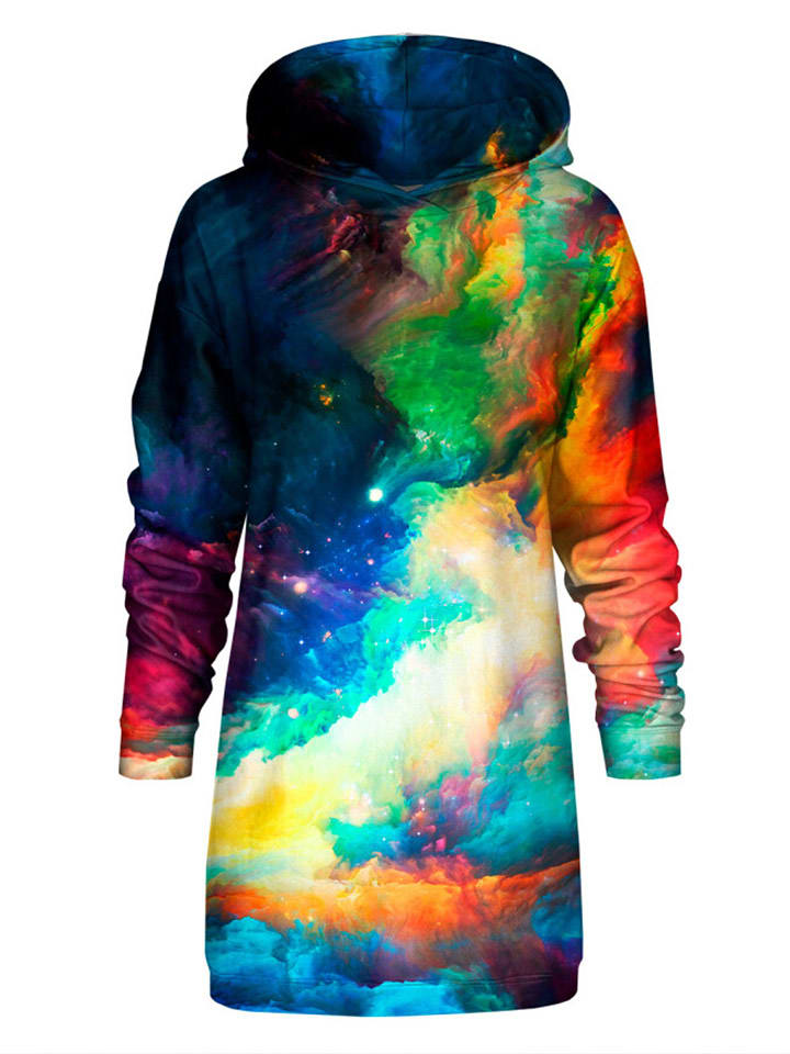 Mr GUGU & MISS GO Sukienka dresowa ze wzorem rozmiar: S