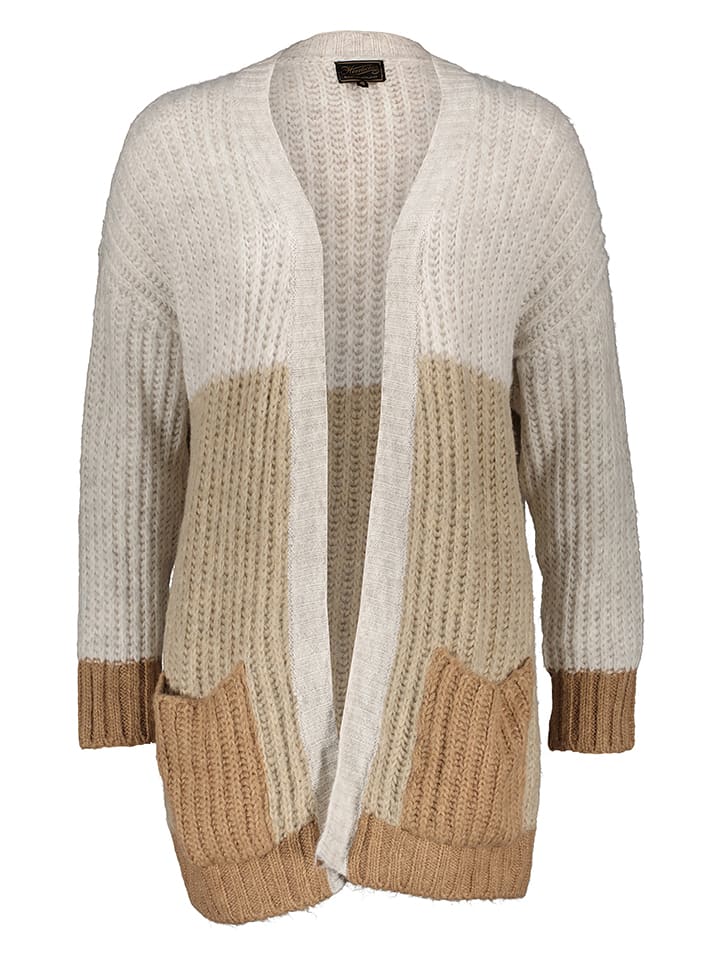 Herrlicher Kardigan w kolorze beżowym rozmiar: XL