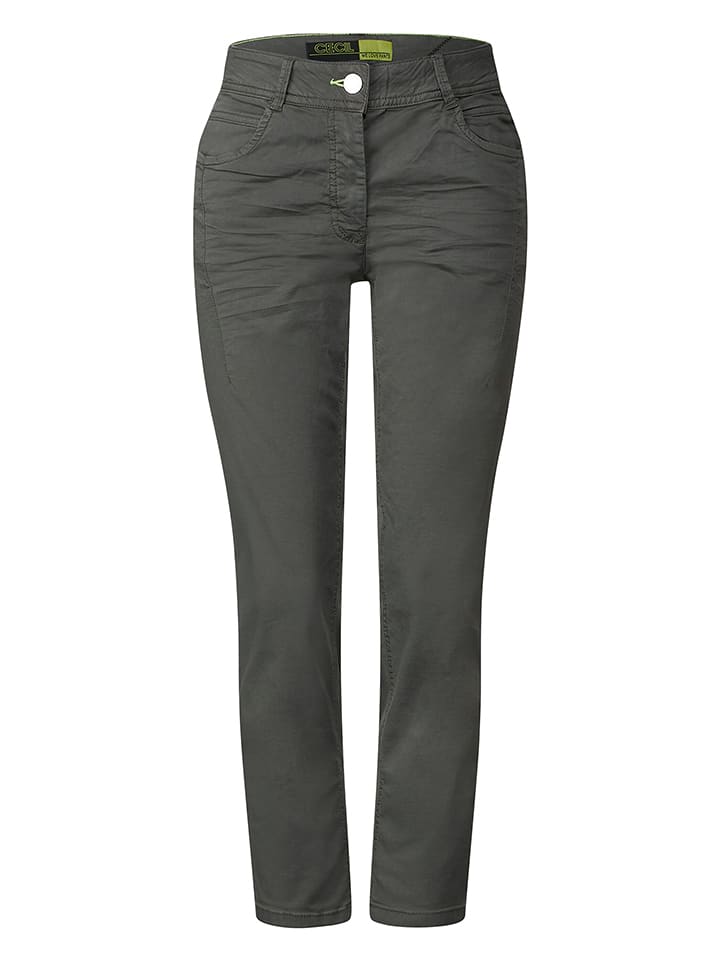 Cecil Spodnie w kolorze khaki rozmiar: W27/L26