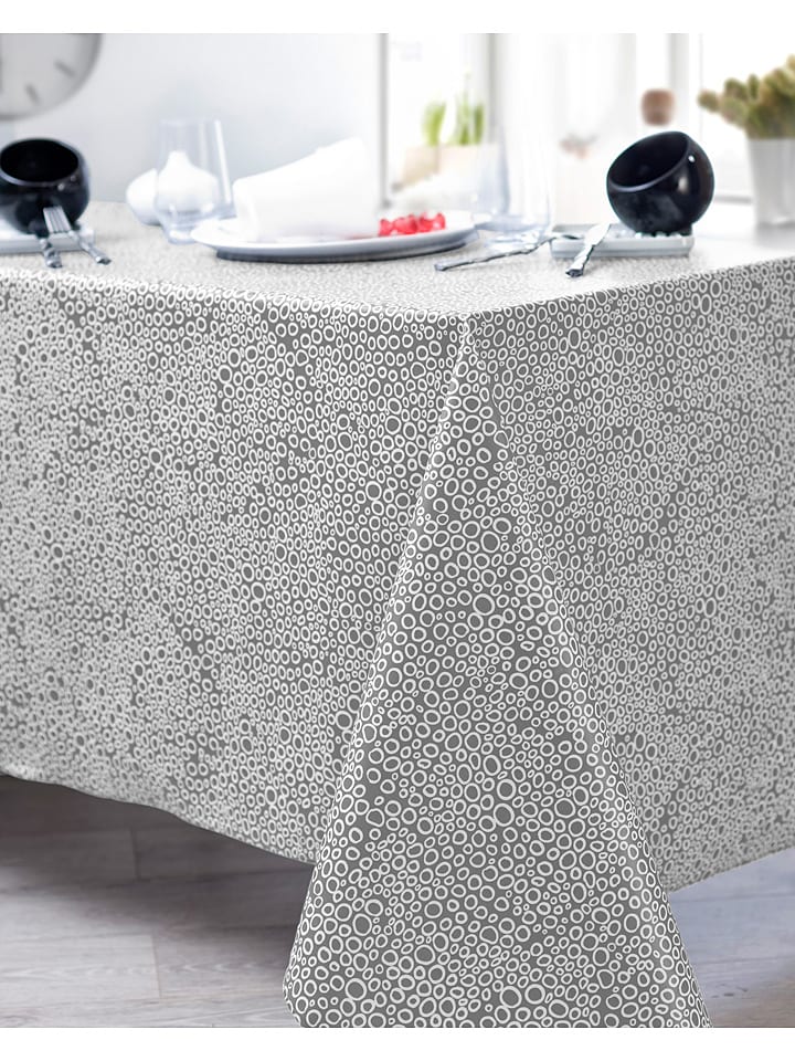 Nydel Obrus "Bulle" w kolorze szarym z powłoką rozmiar: 160 cm