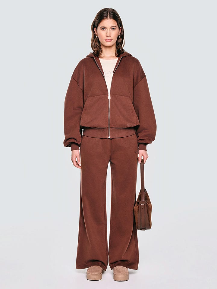 BIG STAR Spodnie dresowe w kolorze brązowym rozmiar: S