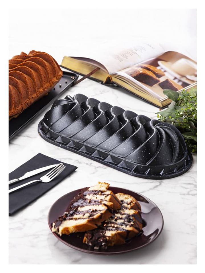 Violeta Home Foremka w kolorze czarnym do ciasta - 34 x 15 cm rozmiar: onesize