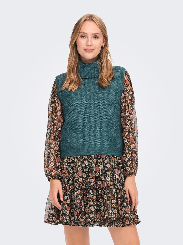 JDY Bezrękawnik "Ingeborg" w kolorze morskim rozmiar: XS