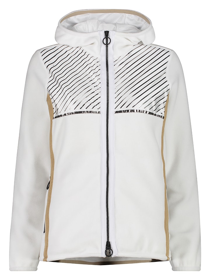 CMP Kurtka polarowa w kolorze białym rozmiar: 36