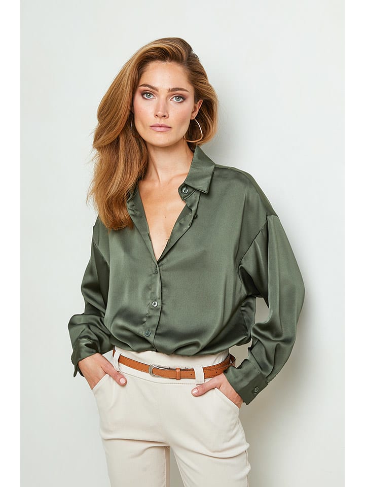 Joséfine Bluzka "Daphine" w kolorze khaki rozmiar: S