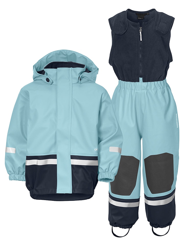 Didriksons 2-częściowy zestaw przeciwdeszczowy "Boardman" w kolorze turkusowym rozmiar: 100