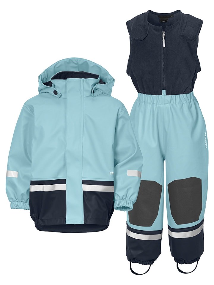 Didriksons 2-częściowy zestaw przeciwdeszczowy "Boardman" w kolorze turkusowym rozmiar: 100