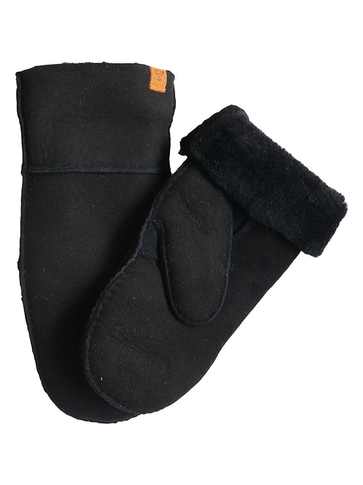 Kaiser Naturfellprodukte Wełniane rękawiczki w kolorze czarnym rozmiar: 8