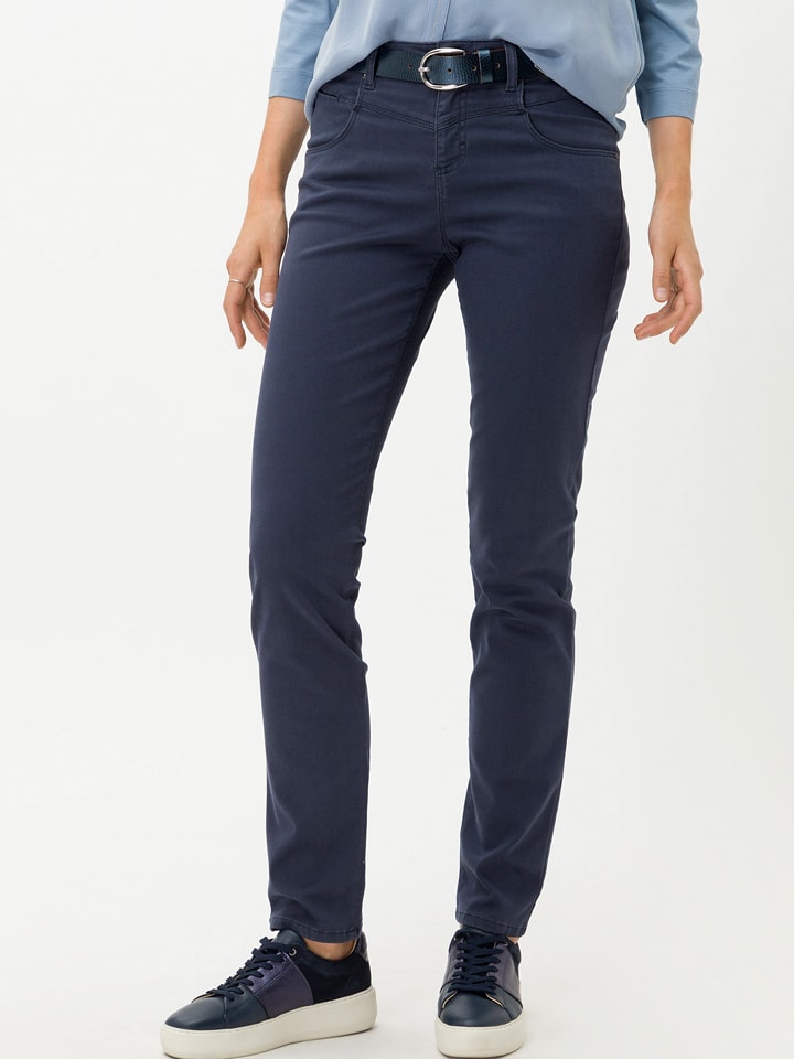 BRAX Spodnie "Shakira" w kolorze granatowym rozmiar: W38/L32