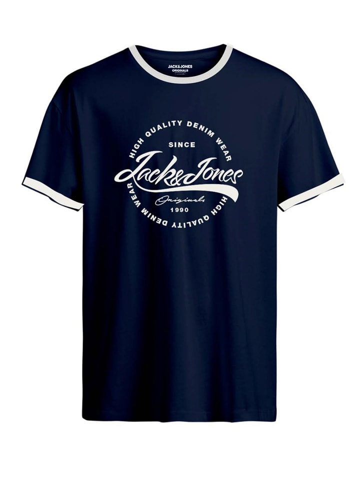 Koszulka "Jormbappe" w kolorze granatowym