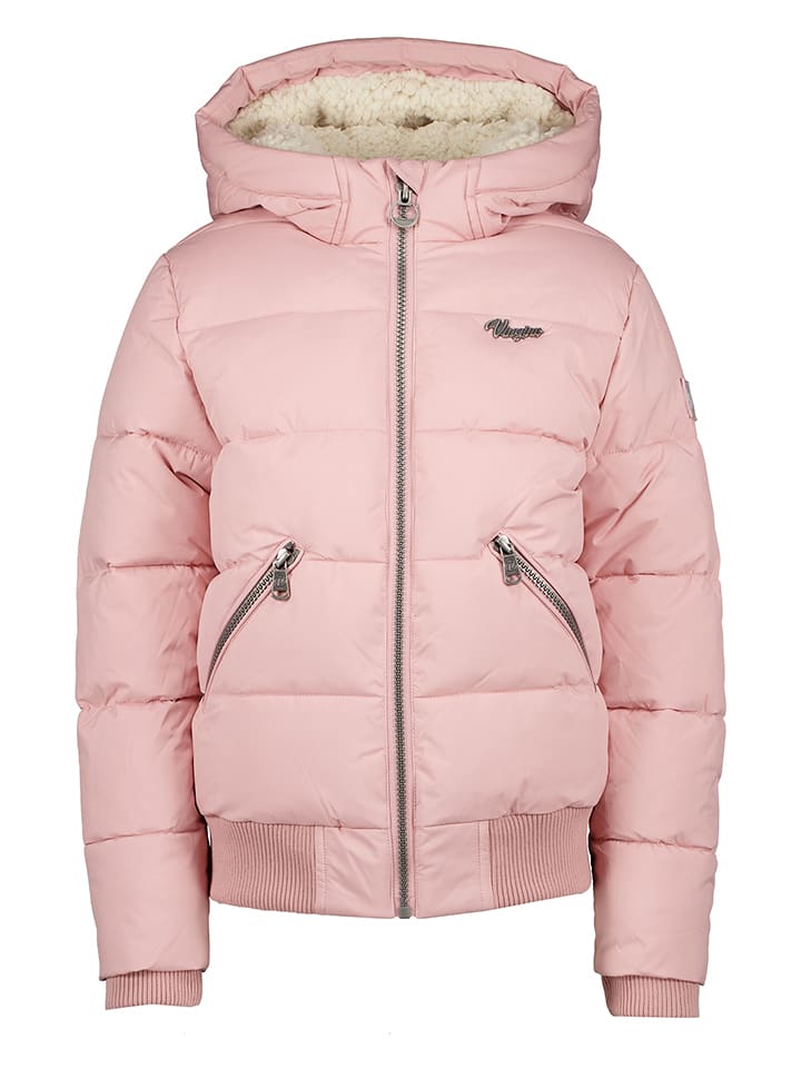 Kurtka pikowana "Tannie" w kolorze jasnoróżowym