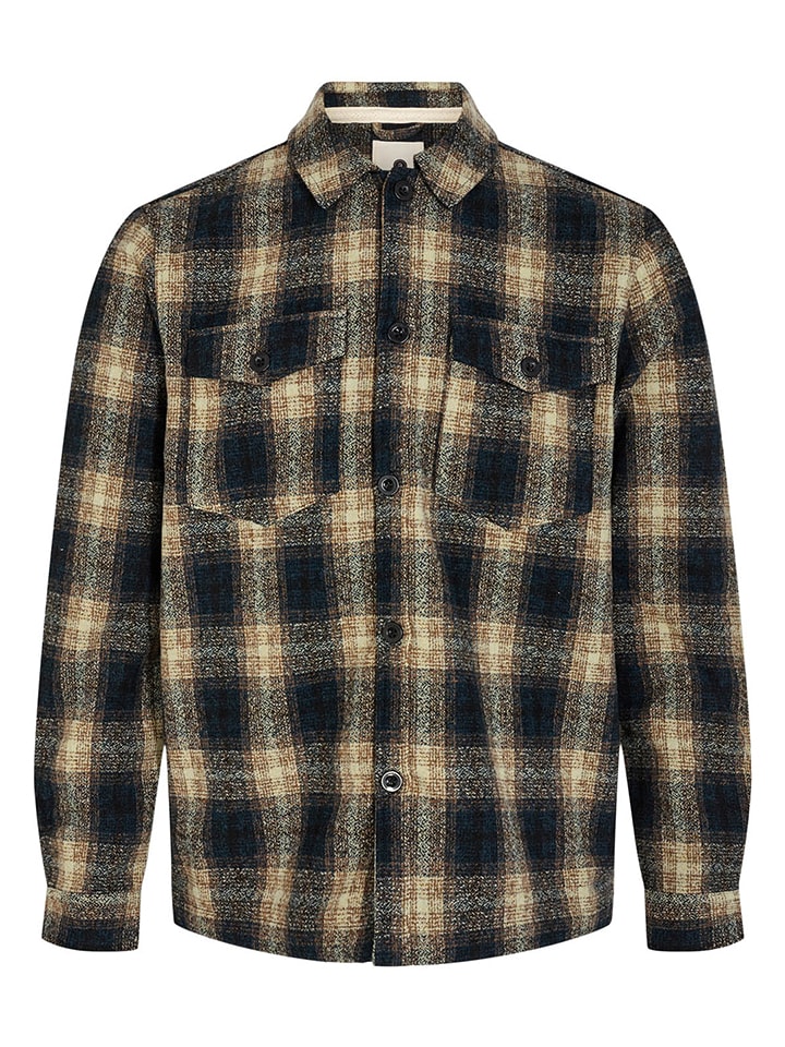 Anerkjendt Kurtka koszulowa "Lion" w kolorze czarno-brązowym rozmiar: M