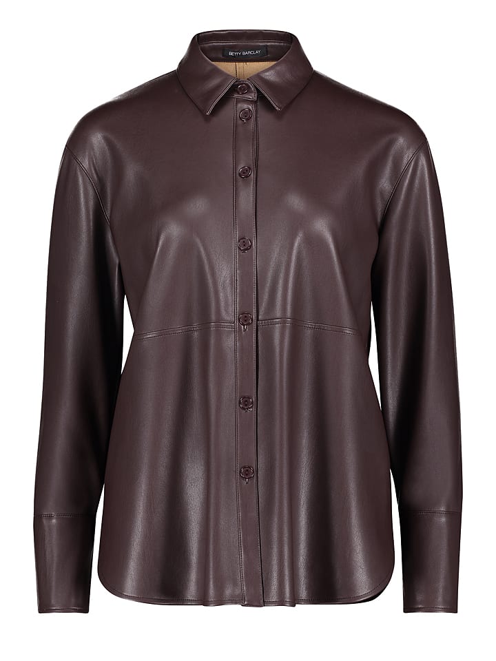 Kurtka koszulowa w kolorze ciemnobrązowym