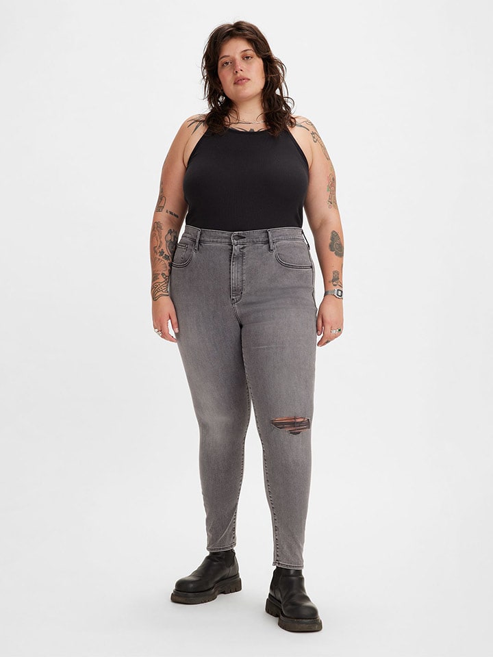 Levi´s Dżinsy - Skinny fit - w kolorze szarym rozmiar: W36/L30