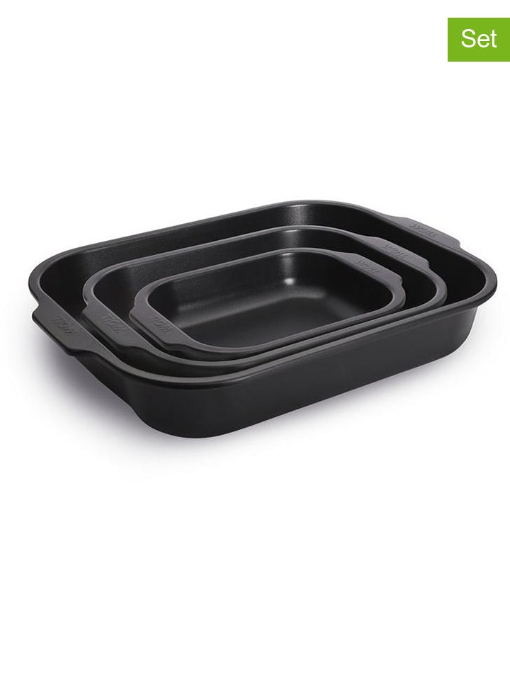 Woll Formy (3 szt.) w kolorze czarnym do zapiekania rozmiar: onesize