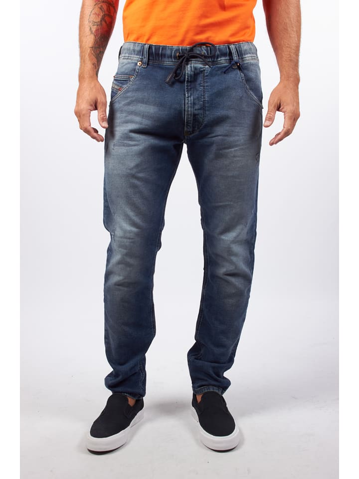 Dżinsy "Krooley" - Tapered fit - w kolorze niebieskim