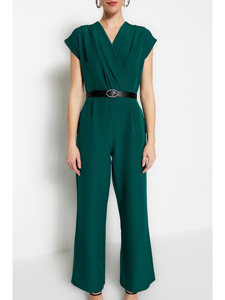 trendyol Kombinezon w kolorze zielonym rozmiar: 40