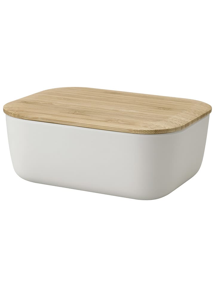 RIG-TIG Śniadaniówka w kolorze biało-jasnobrązowym - 15,5 x 6 x 11,5 cm rozmiar: onesize