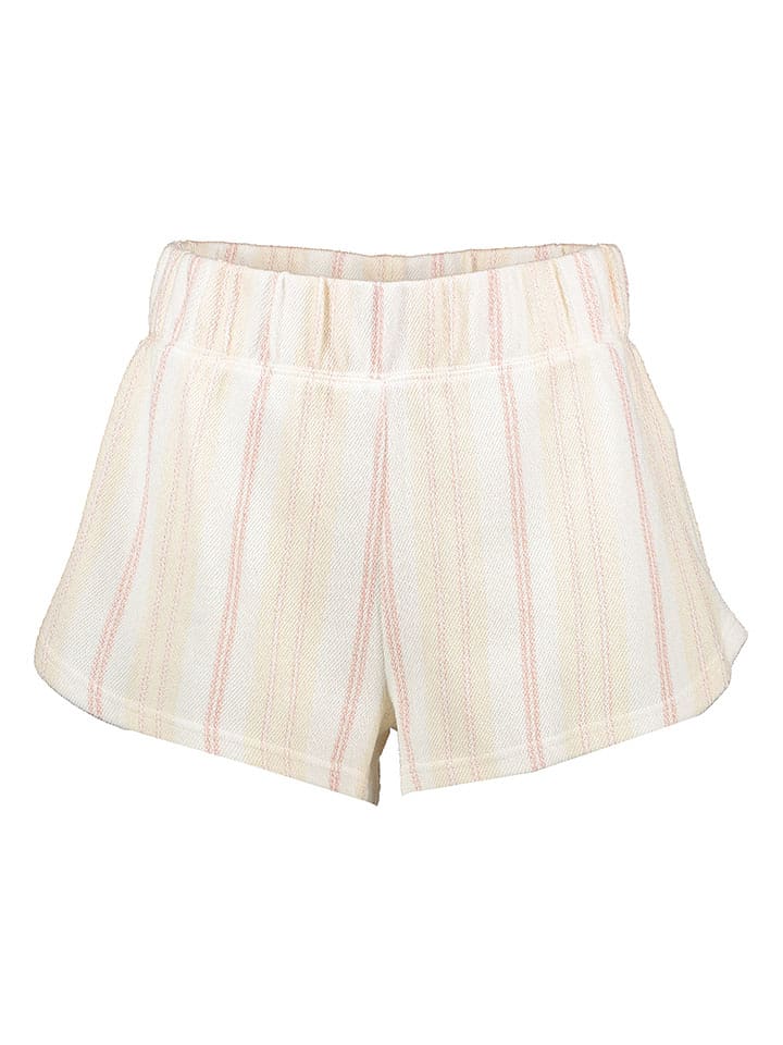 Roxy Szorty w kolorze beżowo-białym rozmiar: L