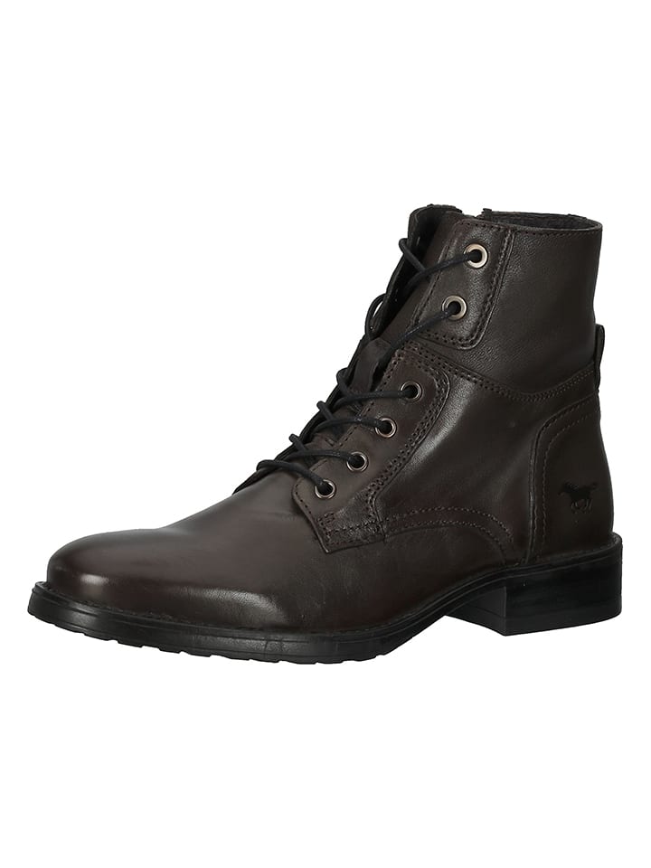 MUSTANG SHOES Skórzane botki w kolorze czarnym rozmiar: 40