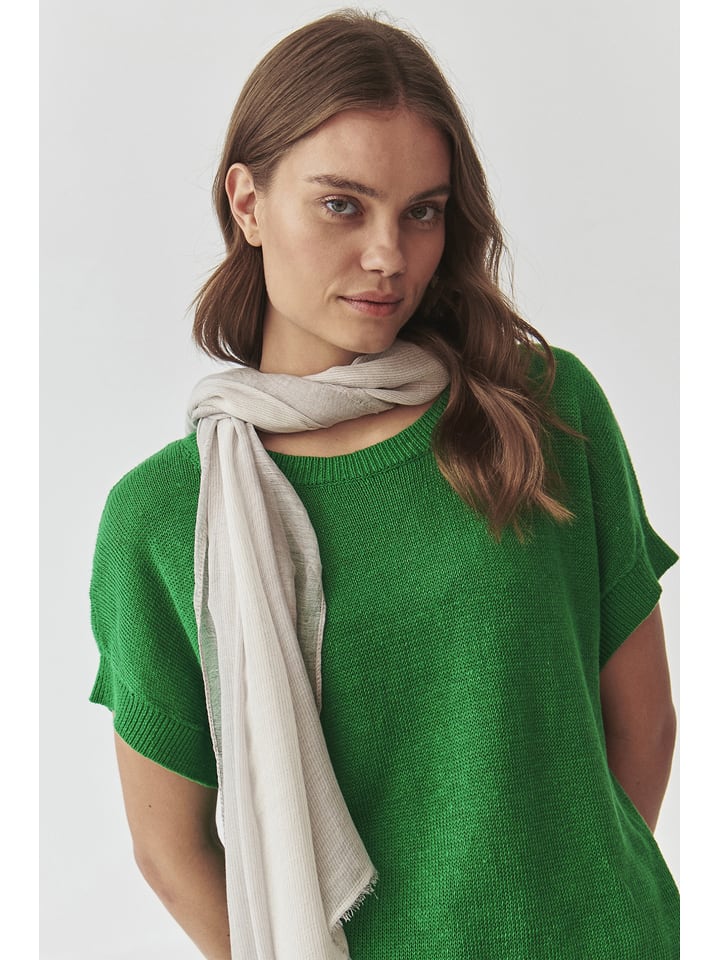 TATUUM Szal w kolorze beżowym - 200 x 85 cm rozmiar: onesize