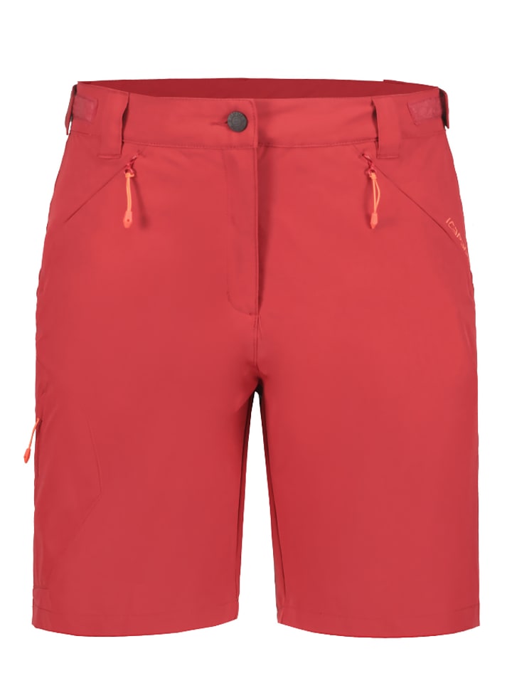Icepeak Szorty funkcyjne "Beaufort" w kolorze czerwonym rozmiar: 34