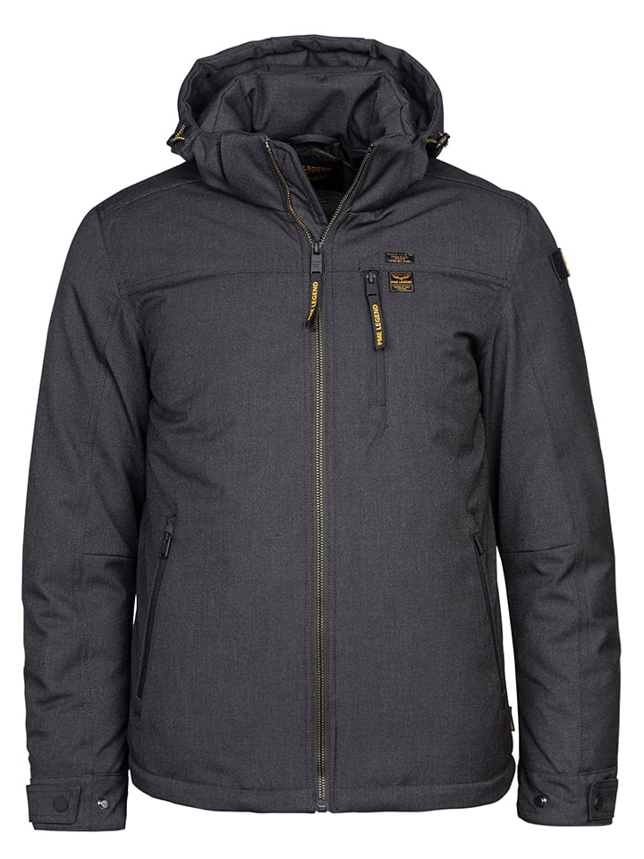 Kurtka przejściowa w kolorze atracytowym