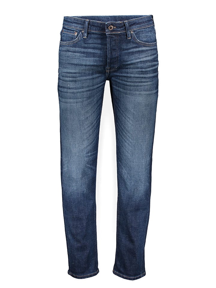 Jack & Jones Dżinsy - Tapered fit - w kolorze granatowym rozmiar: W30/L30