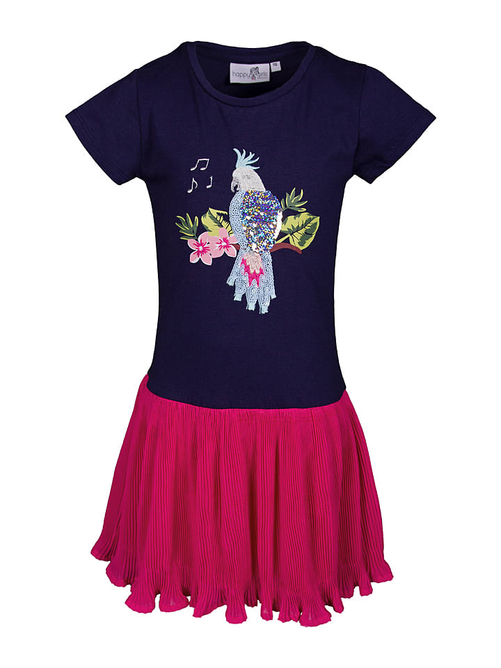 happy girls by Eisend Sukienka w kolorze granatowym rozmiar: 140