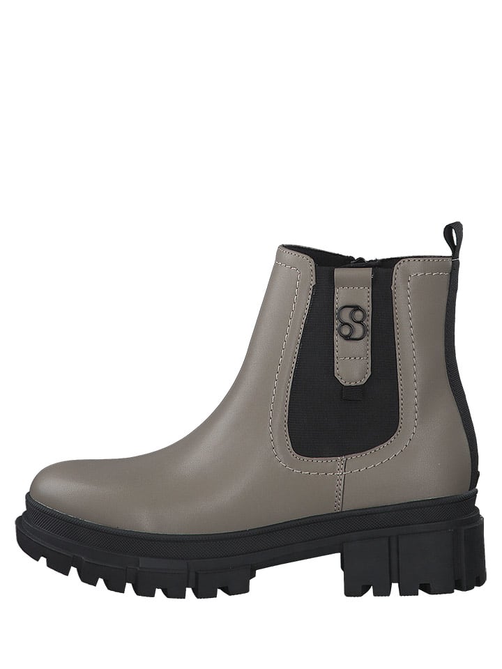 s.Oliver Botki w kolorze szaro-brązowym rozmiar: 39