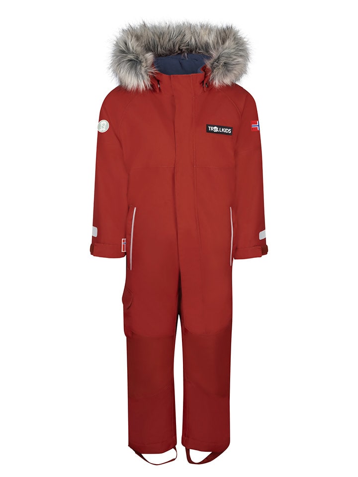 Trollkids Kombinezon zimowy "Kirkenes" w kolorze czerwonym rozmiar: 104