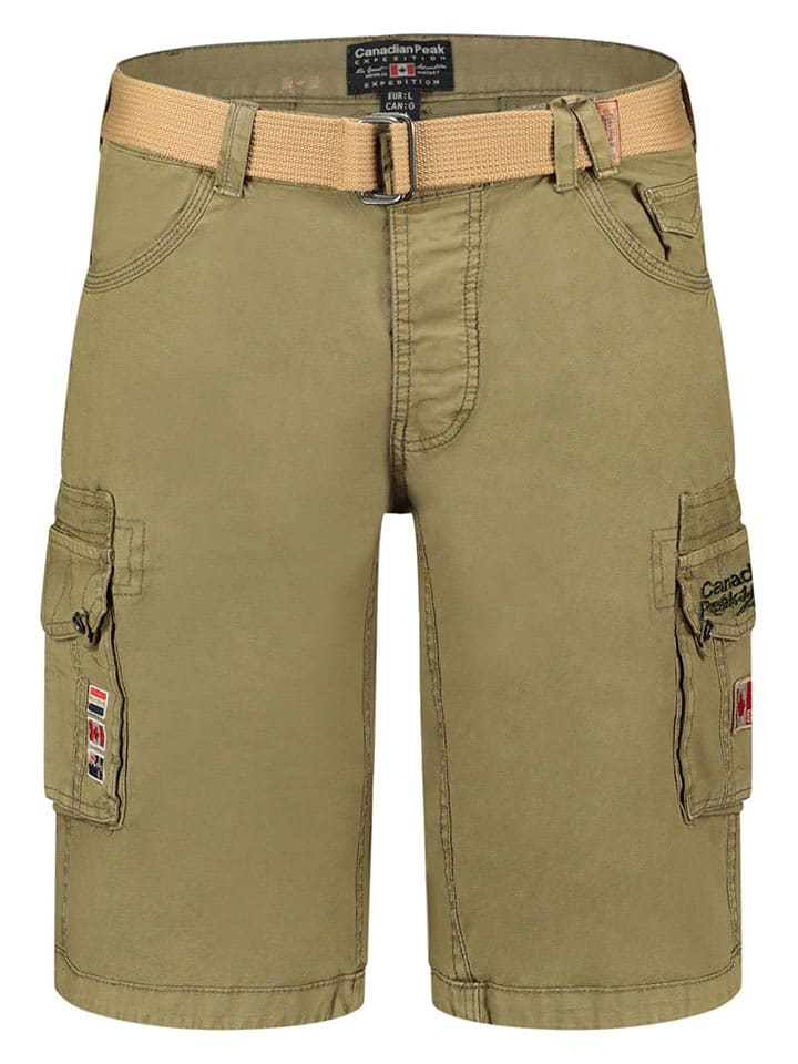 Canadian Peak Bermudy "Panoplieak" w kolorze khaki rozmiar: XL