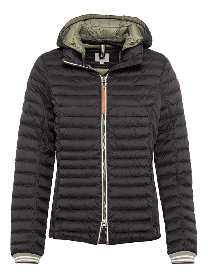 Camel Active Kurtka pikowana w kolorze czarnym rozmiar: 40