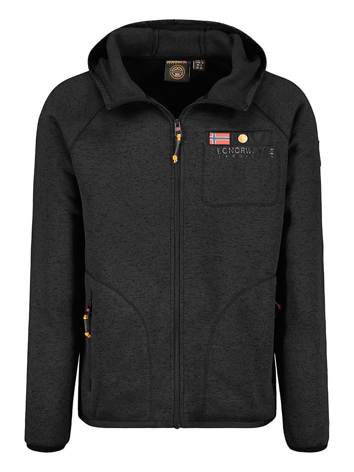 Geographical Norway Kurtka polarowa w kolorze czarnym rozmiar: L